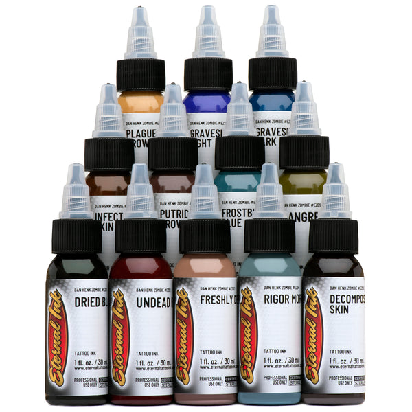 【新品】INK / Tattoo Zombie Victionary タトゥー Dan Henk Zombie Set-Eternal Ink - Eternal Tattoo Supply