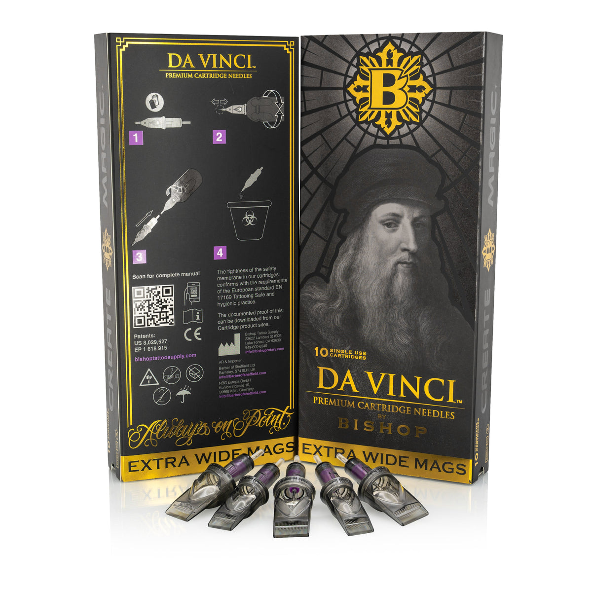 Da Vinci V2 - Extra Wide Curved Mags