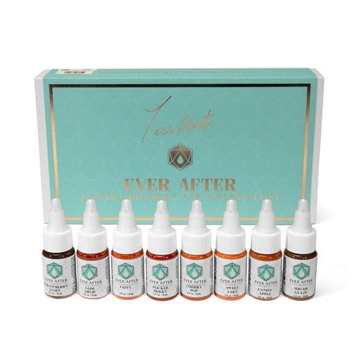 Set of Ever After product bottles in front of a branded box on a white background