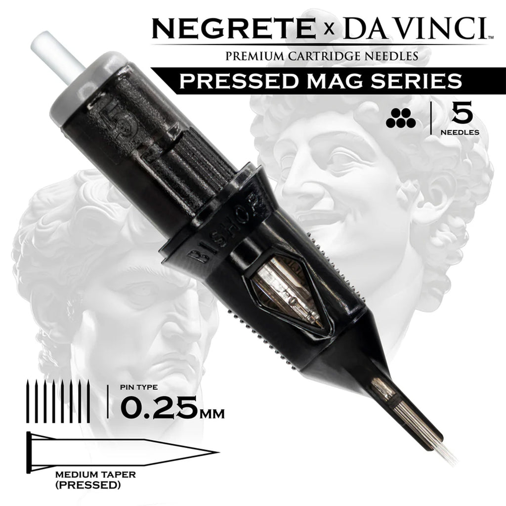 Da Vinci V2 x Freddy Negrete Pressed Mags - Eternal Tattoo Supply