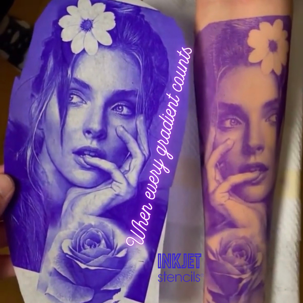 InkJet Stencil Bottle