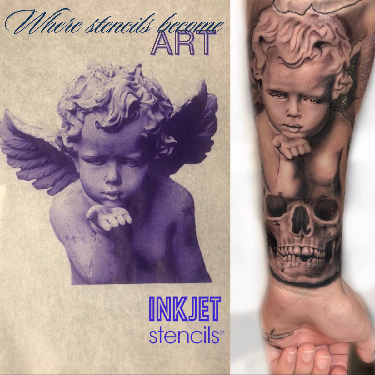InkJet Stencil Bottle