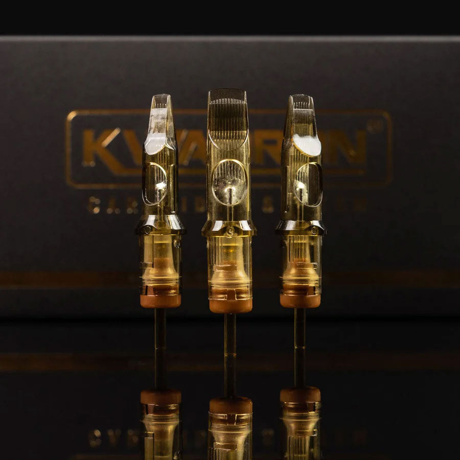 Kwadron #10 (0.30mm) Round Shader Long Taper Cartridges
