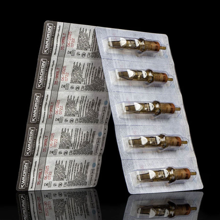 Kwadron #10 (0.30mm) Round Shader Long Taper Cartridges