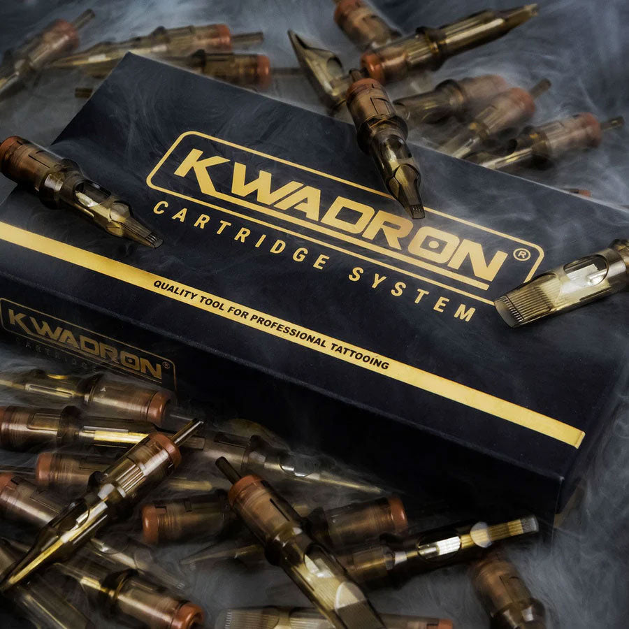 Kwadron #10 (0.30mm) Round Shader Long Taper Cartridges