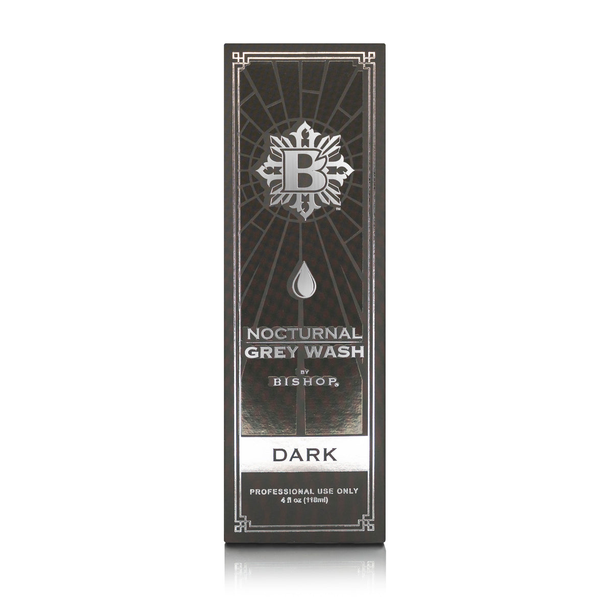 Packaging of Bishop Nocturnal Grey Wash Dark tattoo ink on a white background