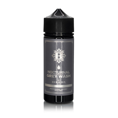 Bishop Nocturnal Medium Grey Wash tattoo ink bottle and packaging on a white background