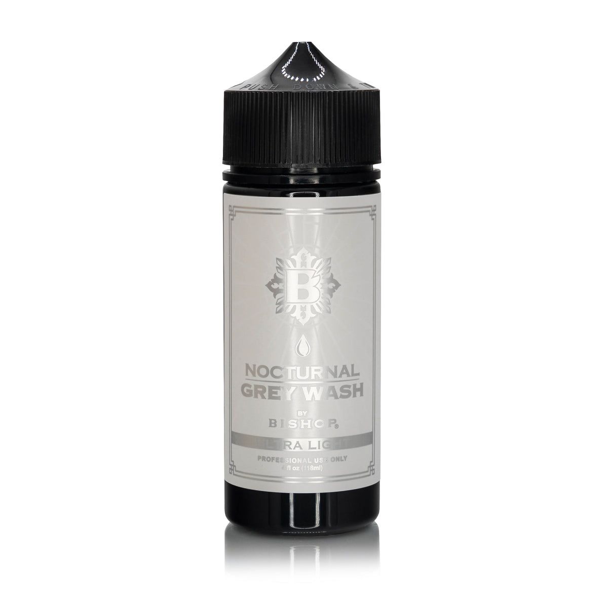 Nocturnal Ultra Light Grey Wash tattoo ink bottle on a white background