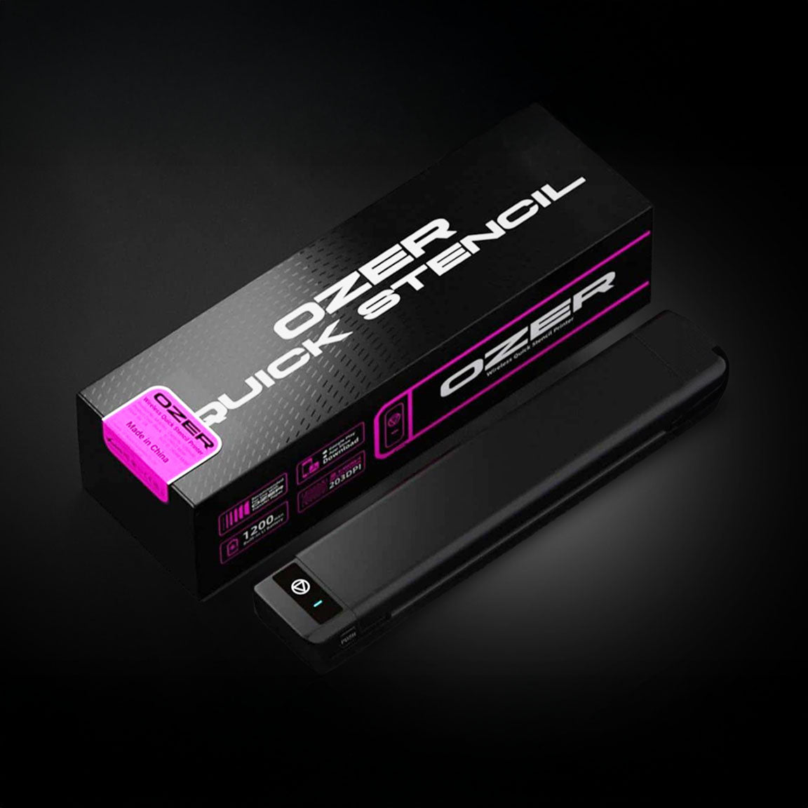 OZER Wireless Quick Stencil Printer 1200Mah
