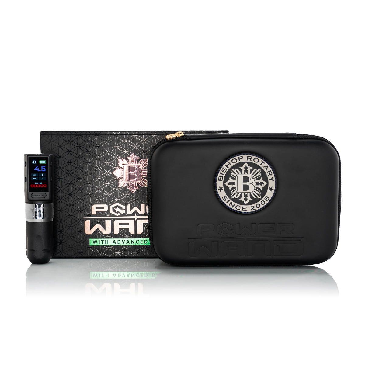 Bishop Stainless Steel Power Wand with Advanced Battery-Full Set