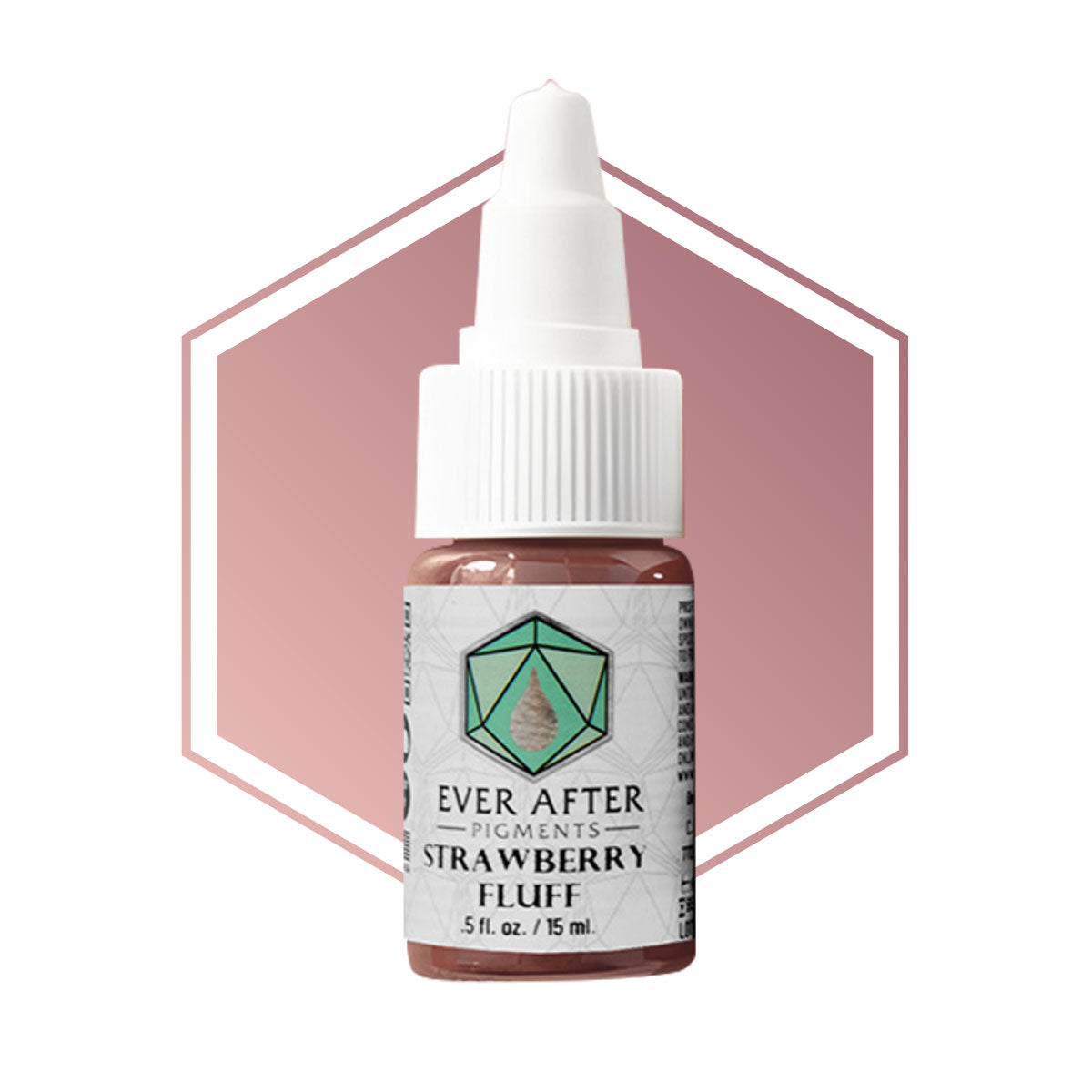 Bottle of Ever After Pigments Strawberry Fluff on a white background