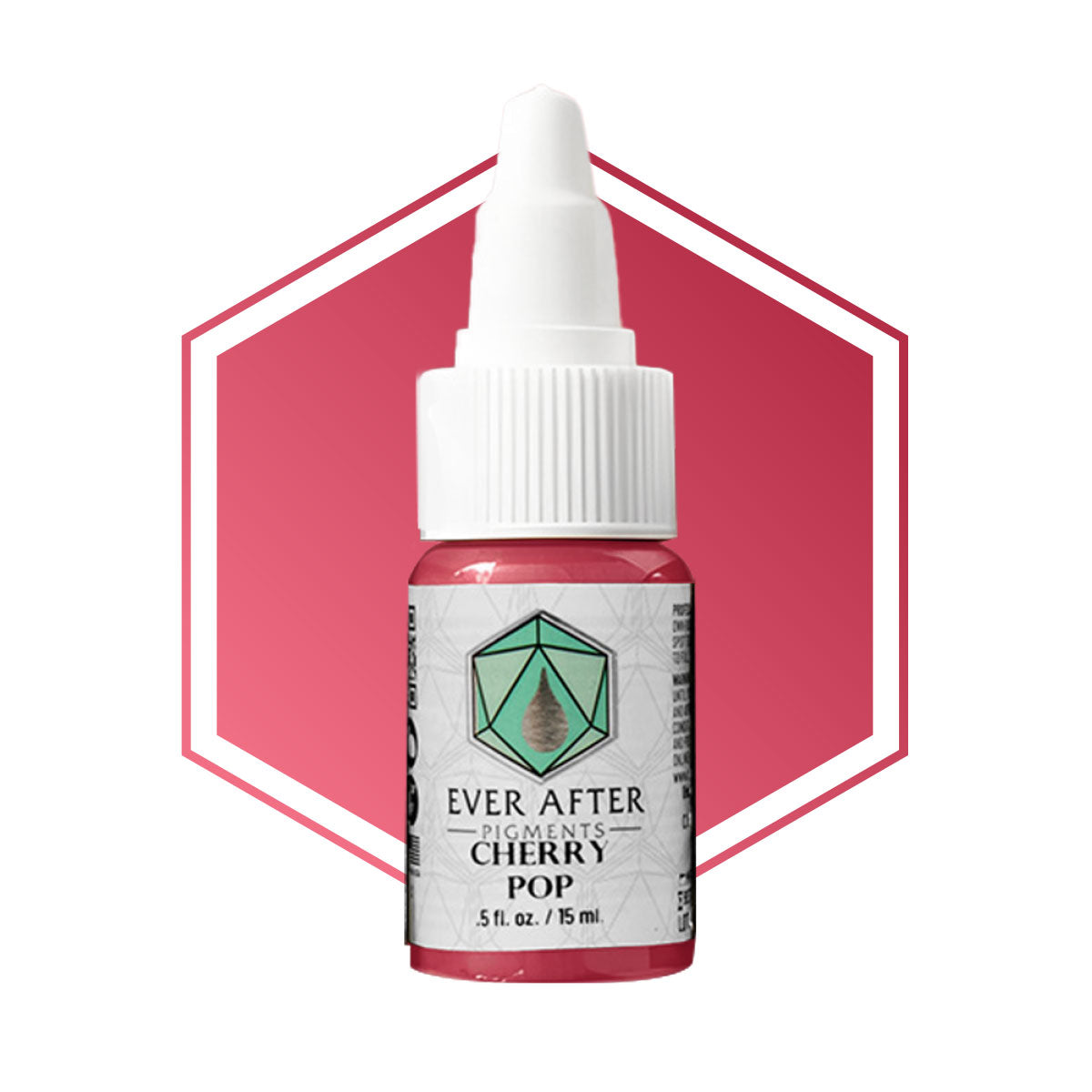 Bottle of Ever After Pigments Cherry Pop on a white background