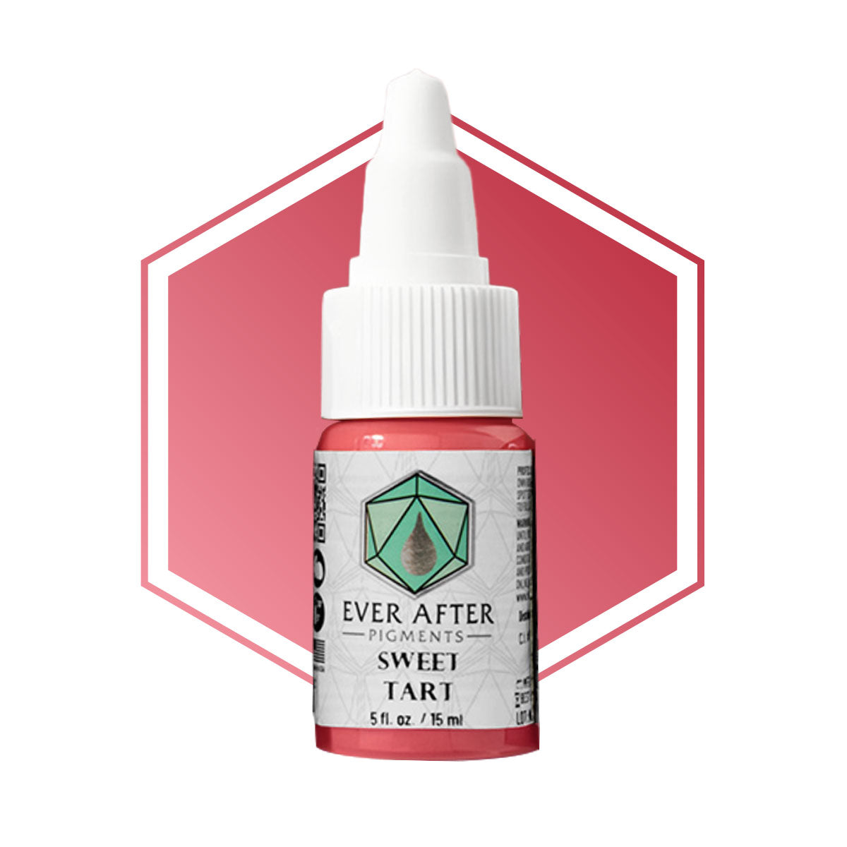 Bottle of Ever After Pigments Sweet Tart with a white cap on a white background