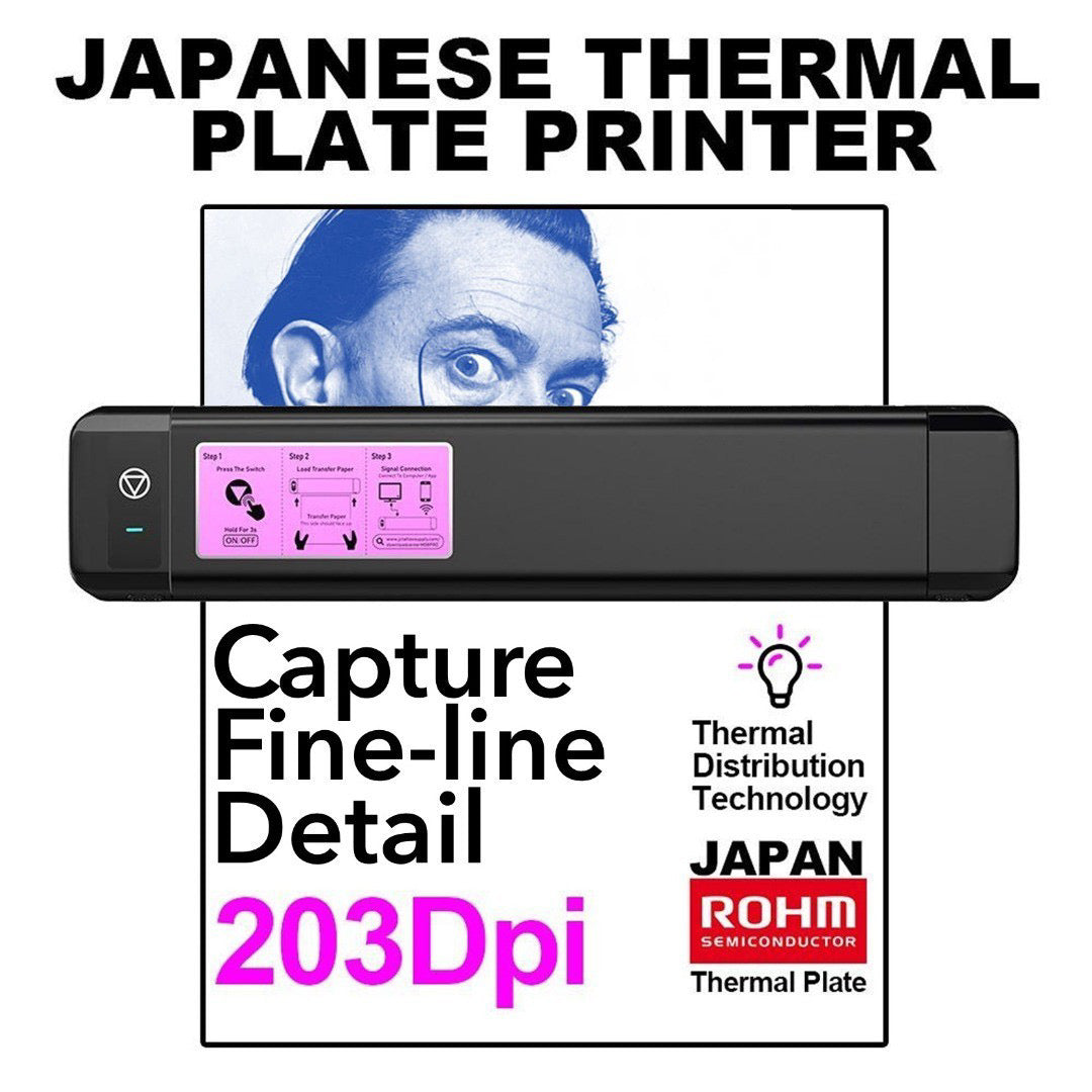 OZER Wireless Quick Stencil Printer 1200Mah