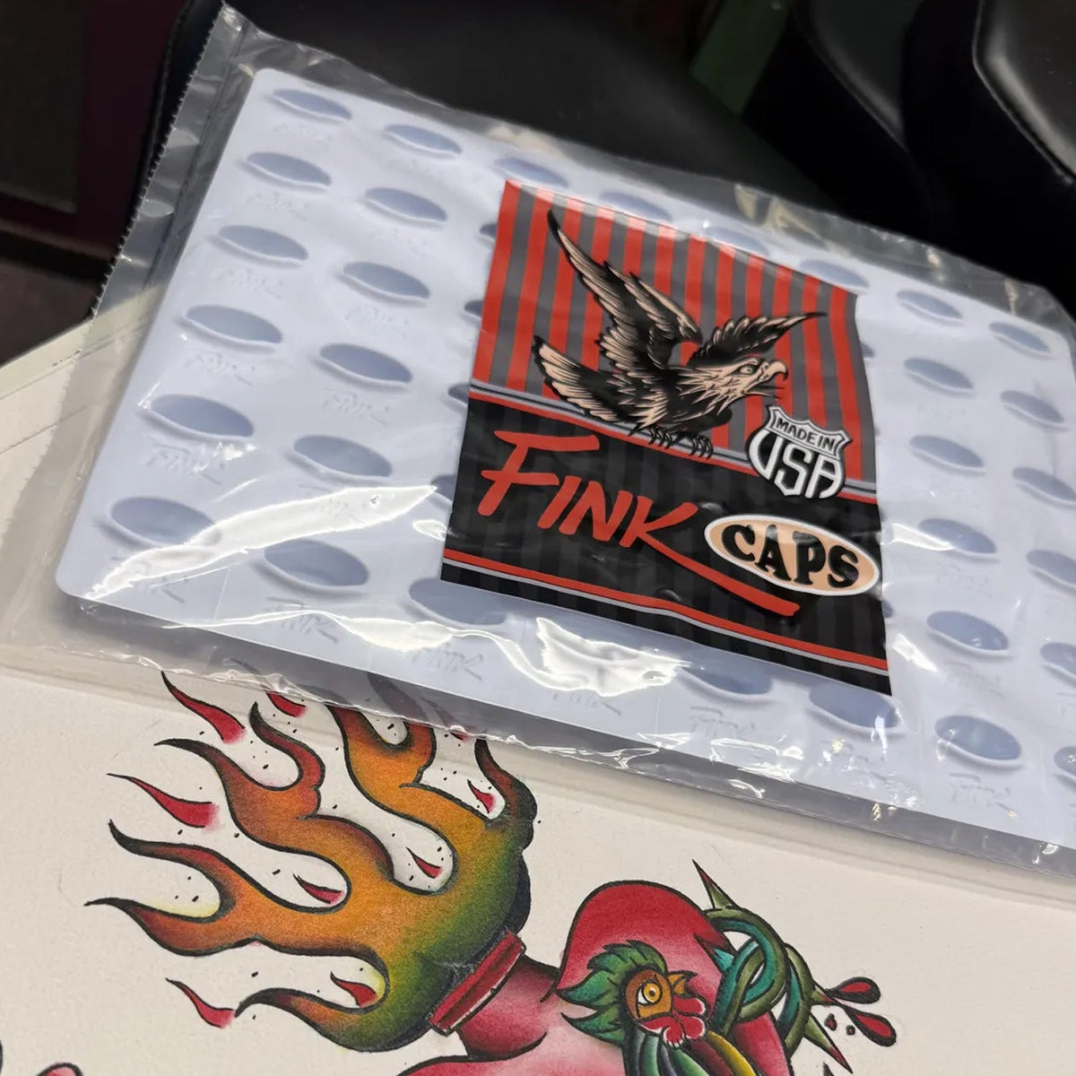 The Original FINK Cap™ Slanted Oval Tattoo Ink Caps
