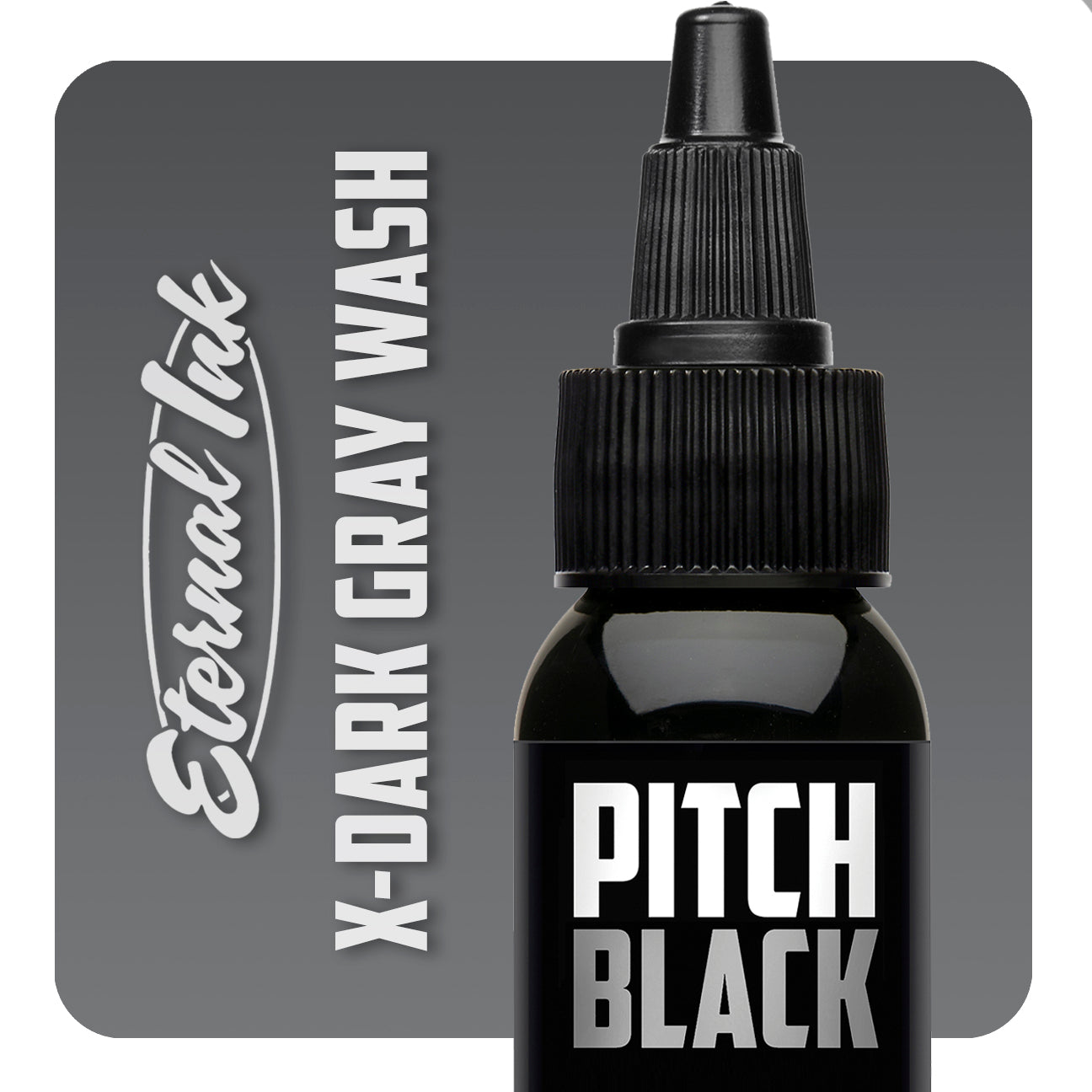 Pitch Black X-Dark Gray Wash - Eternal Tattoo Supply