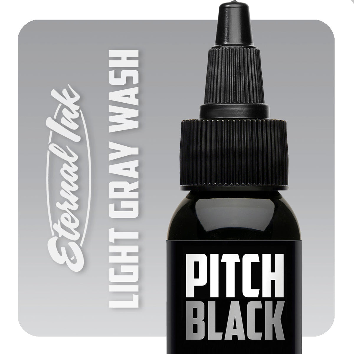 Pitch Black Light Gray Wash