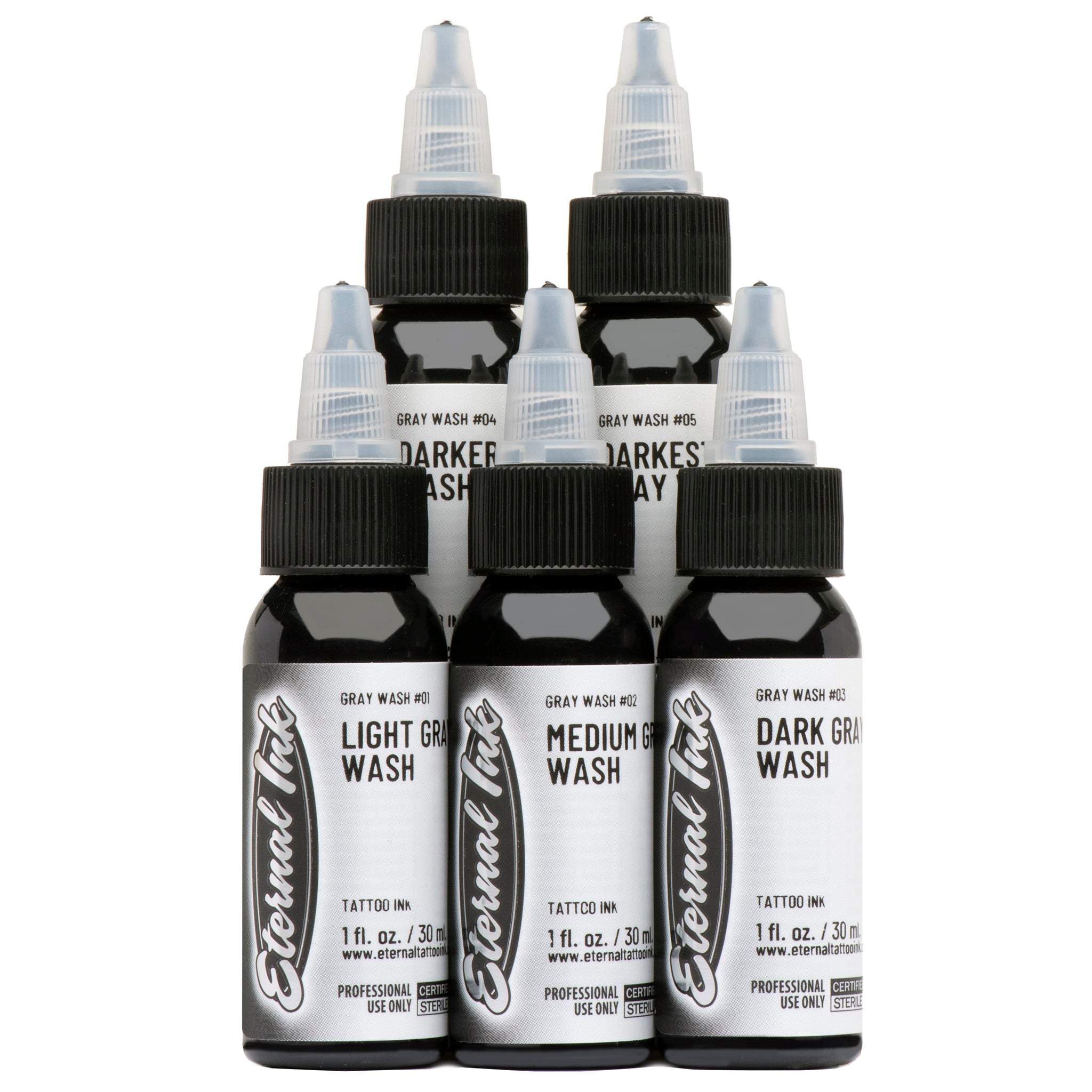 Eternal Ink Gray Wash Set Eternal Tattoo Supply