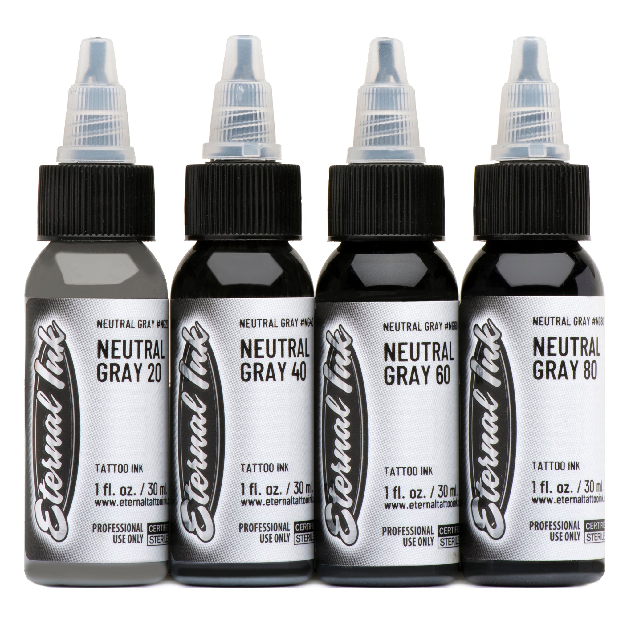 Neutral Gray Set - Eternal Tattoo Supply