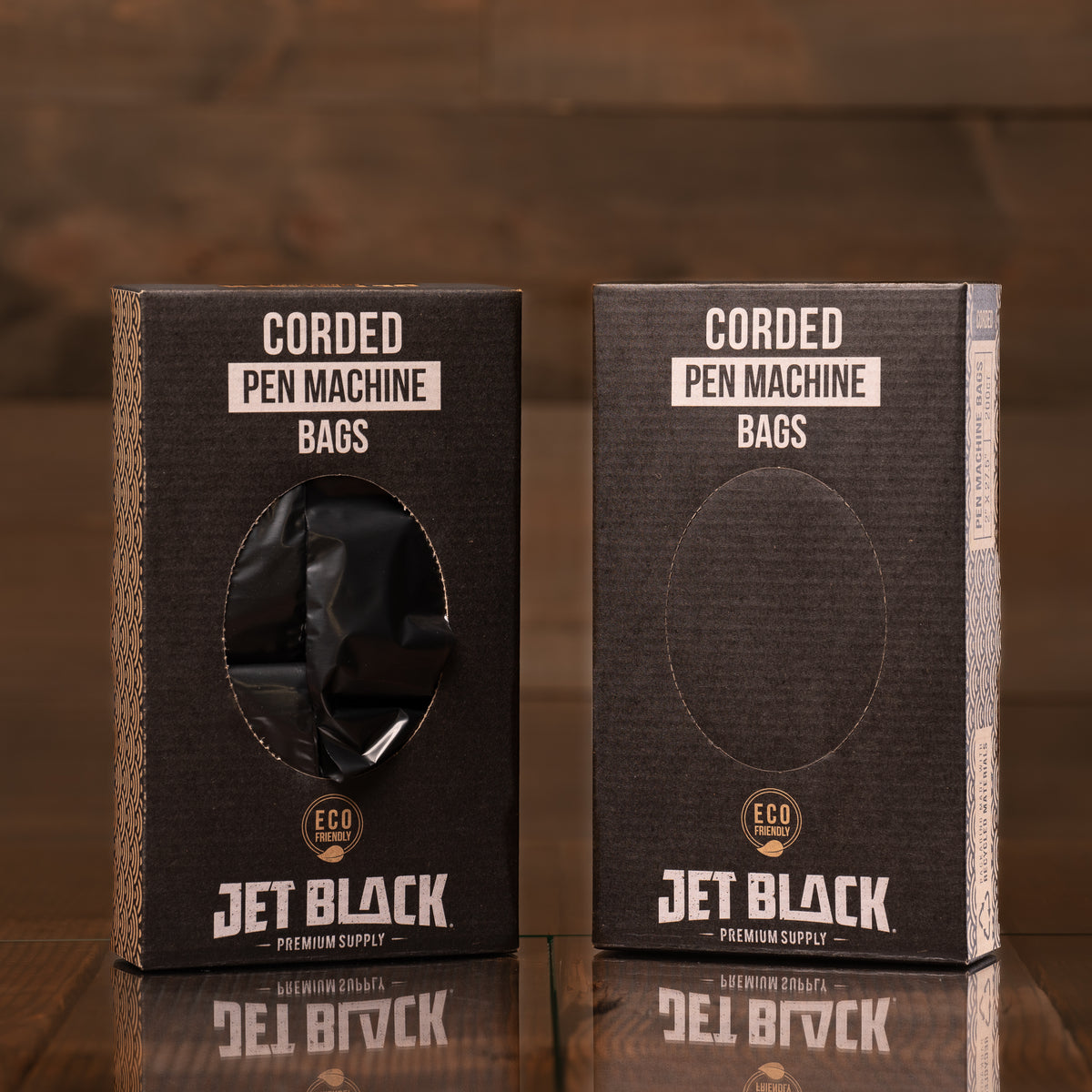 Jet Black Supply - Eco-Friendly Corded Pen Machine Bags