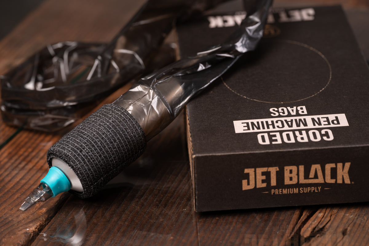 Jet Black Supply - Eco-Friendly Corded Pen Machine Bags