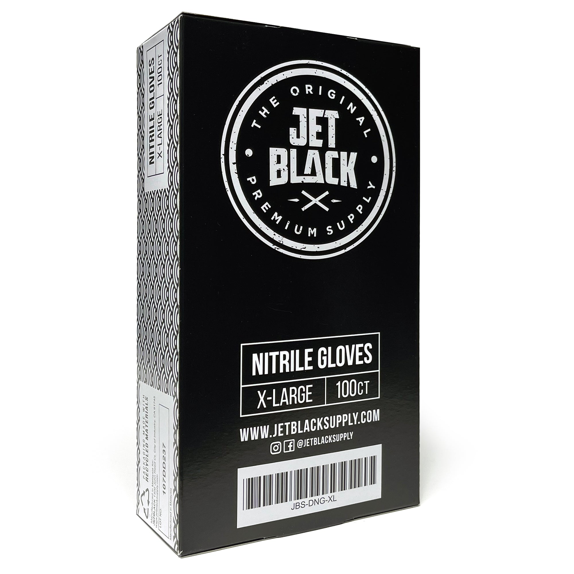 Jet Black Supply x Inkeeze Black Sterile Tongue Depressors